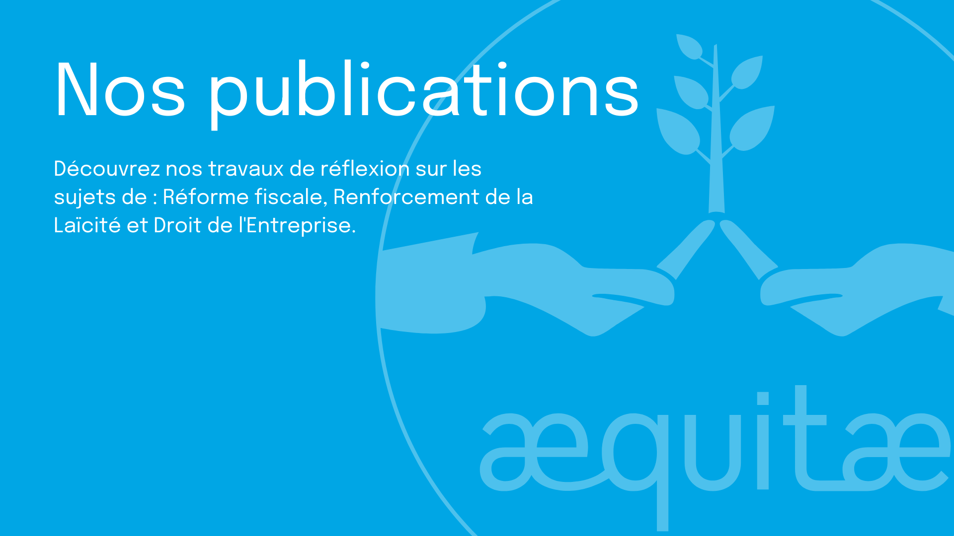 Publications - AEQUITAE